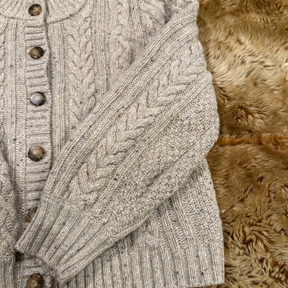 Sezane Andina Jumper Ecru Chiné - Size XXL - Picture 4 of 6